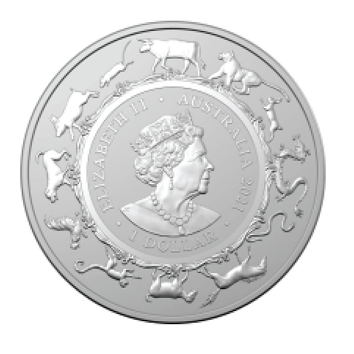 Australia 2021 - RAM Year Of The Ox Ag9999 1 Oz BU- #1